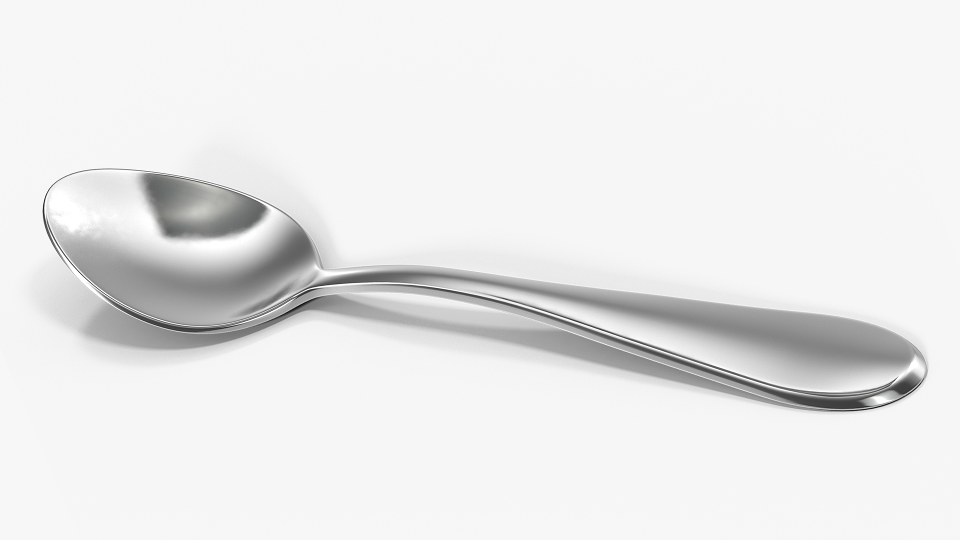 3D model Silver Dessert Spoon