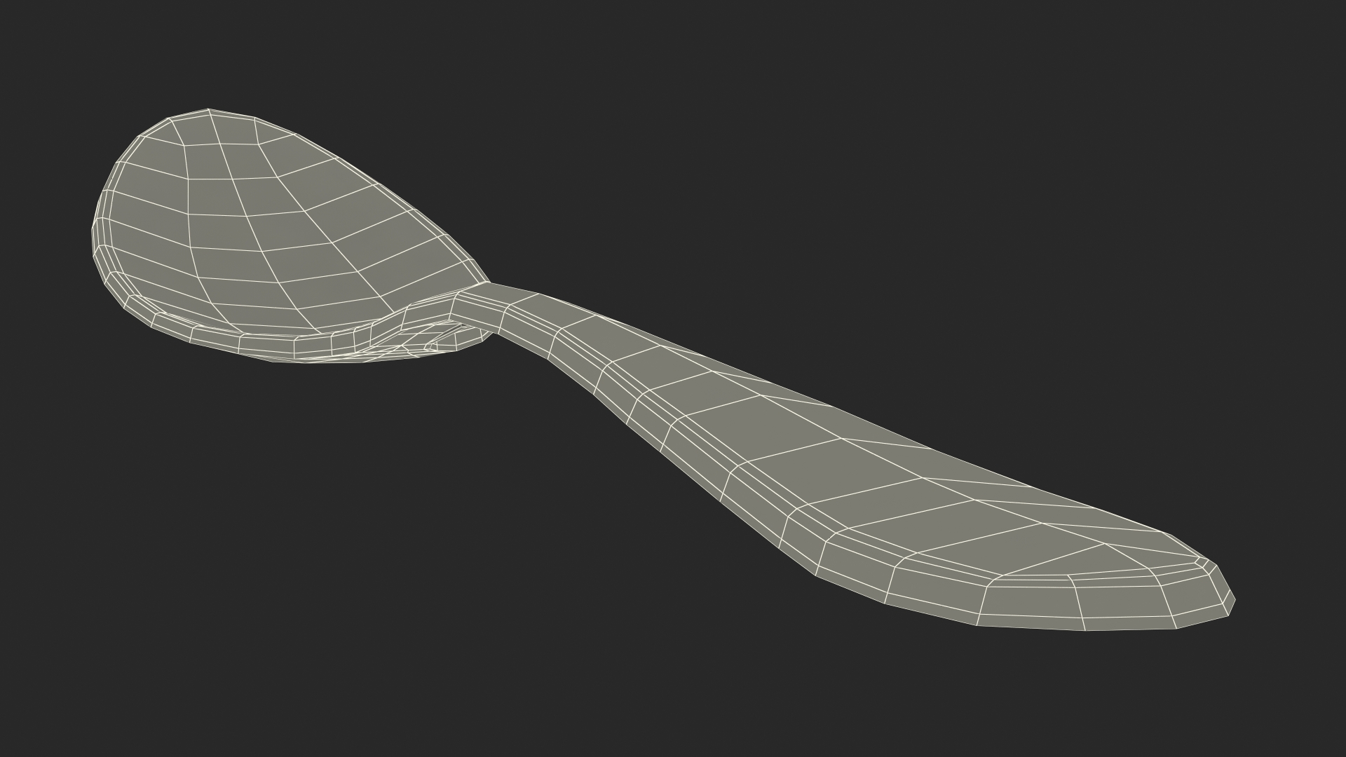 3D model Silver Dessert Spoon