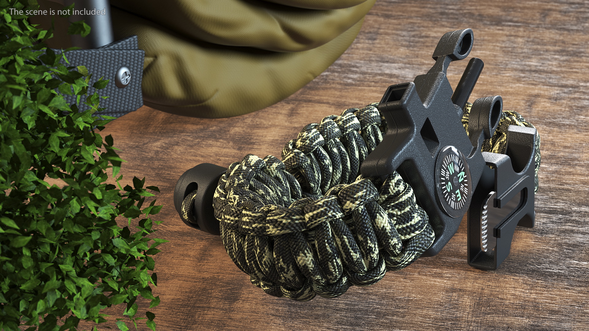 3D Tactical Paracord Bracelet Camo