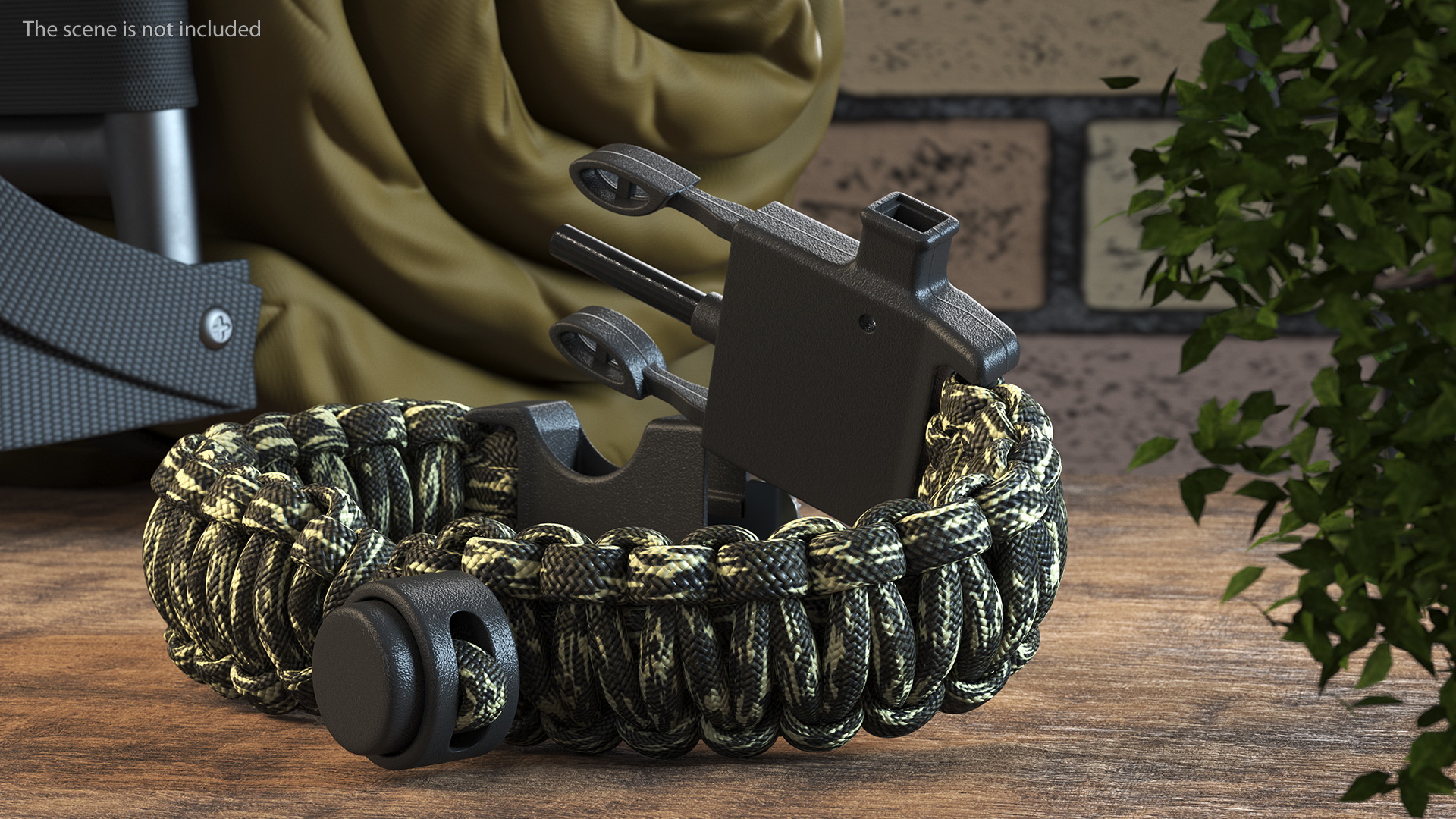 3D Tactical Paracord Bracelet Camo