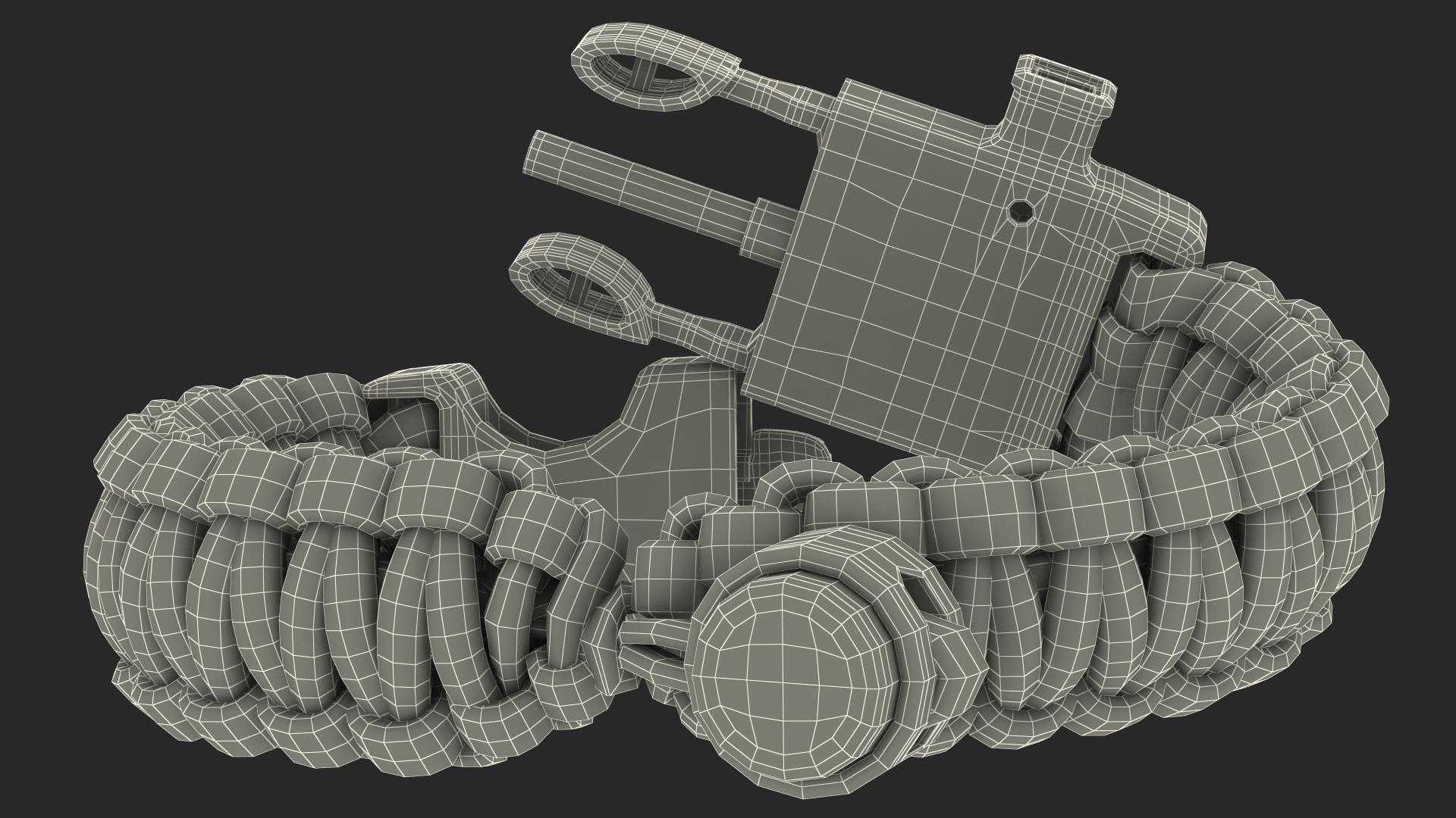 3D Tactical Paracord Bracelet Camo