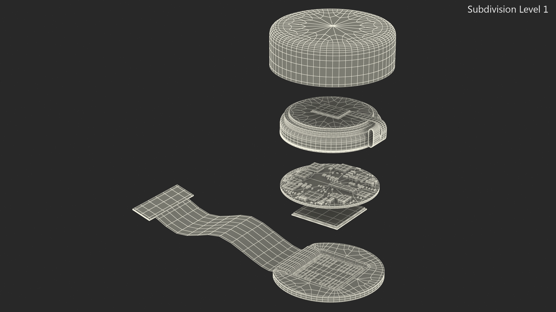 3D Neuralink Chip Layout