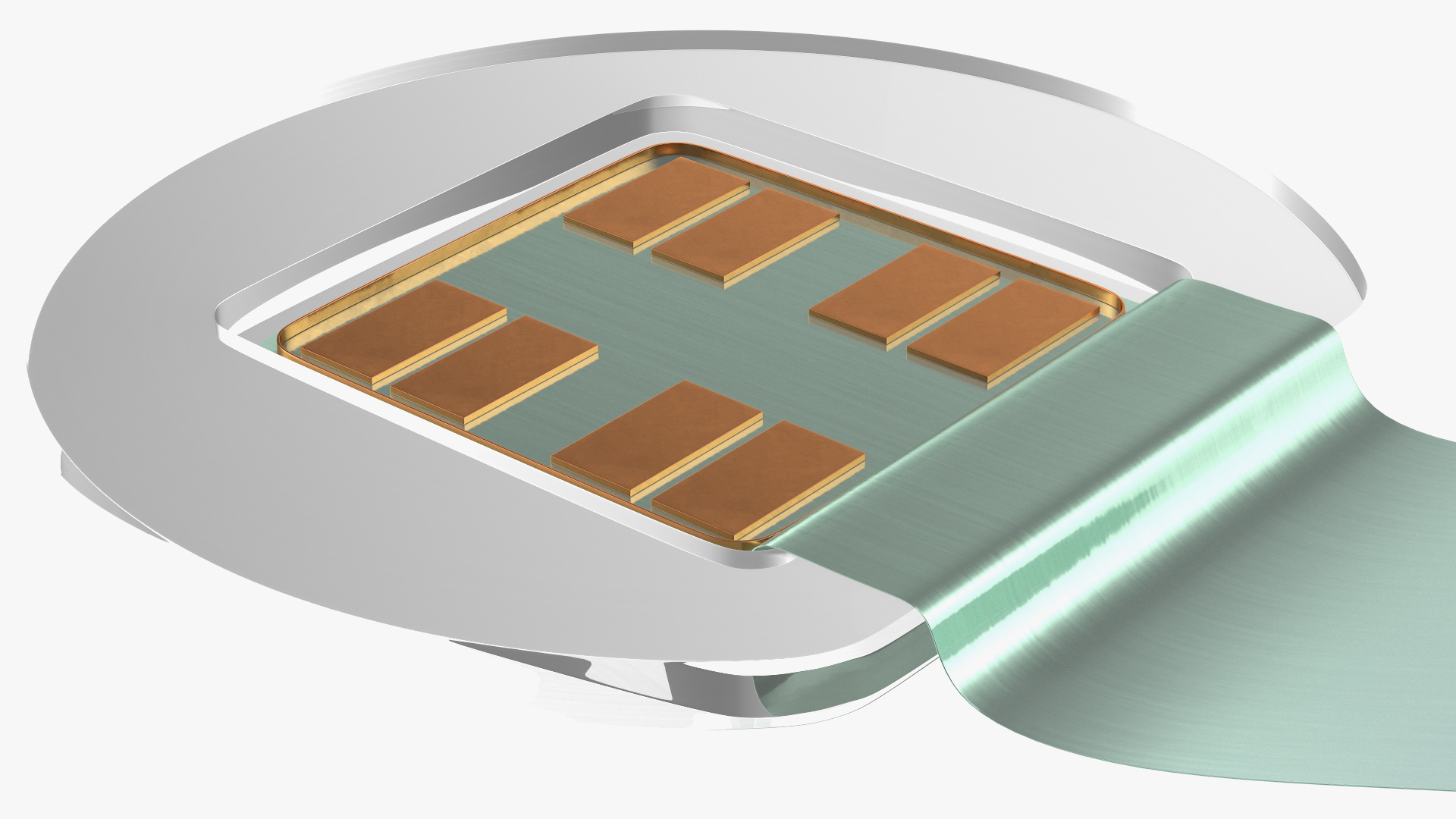 3D Neuralink Chip Layout