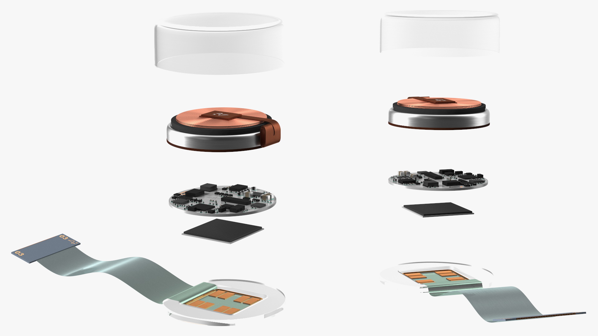 3D Neuralink Chip Layout