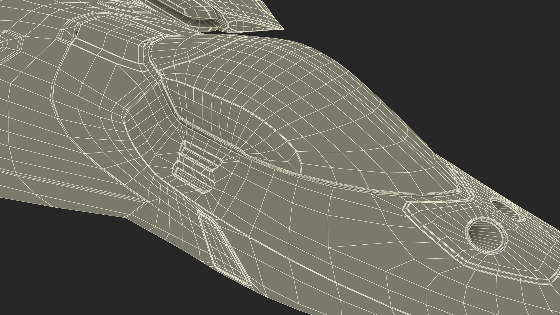 Sci Fi Fighter in Flight 3D model
