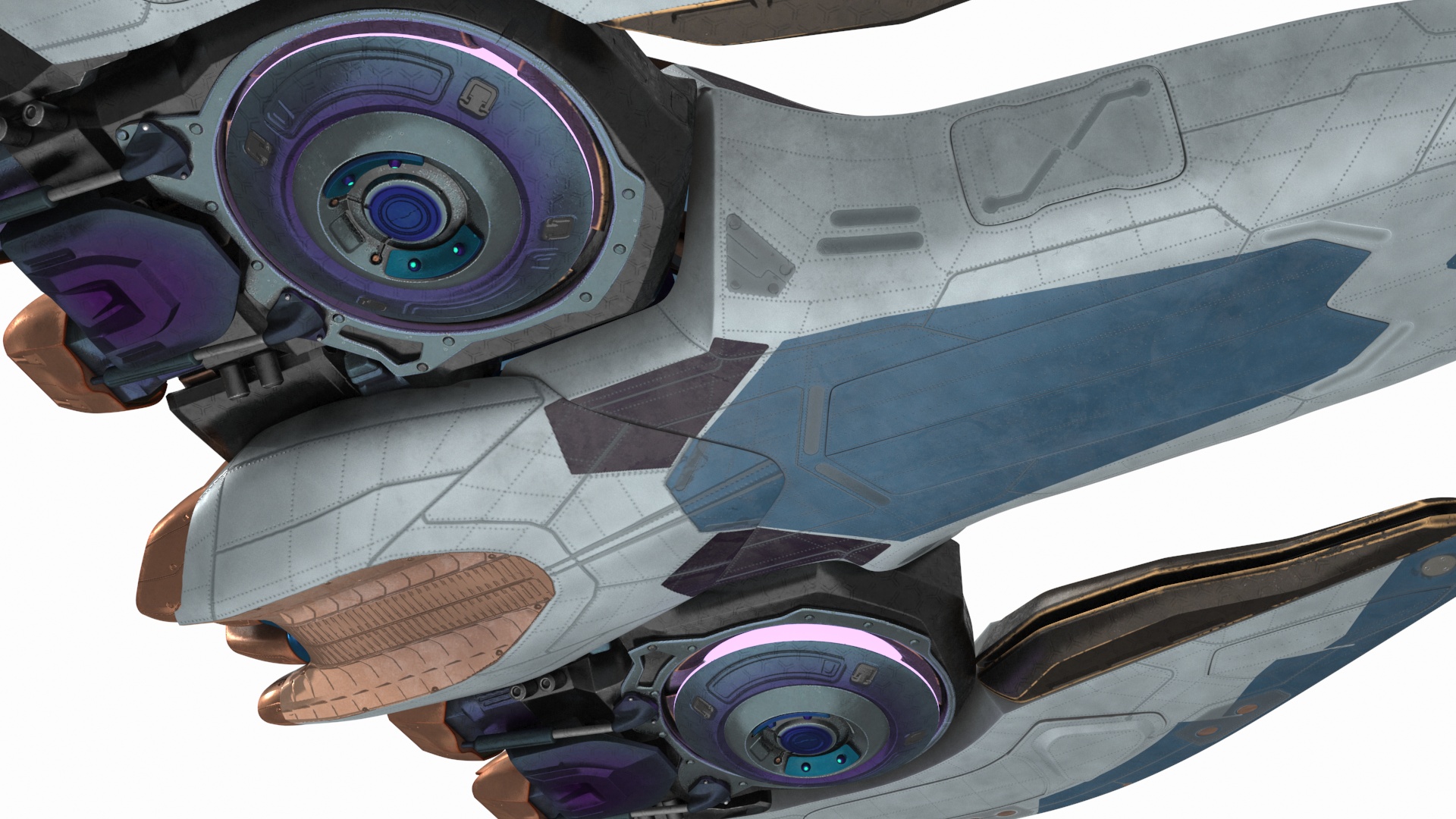 Sci Fi Fighter in Flight 3D model
