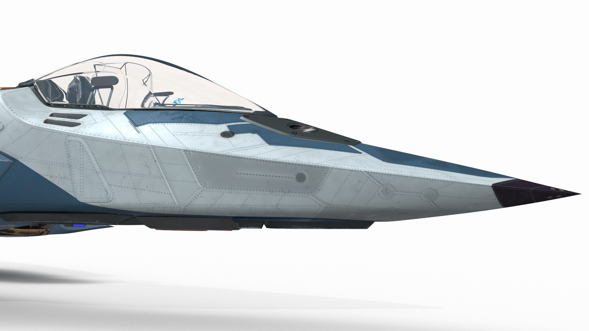 Sci Fi Fighter in Flight 3D model