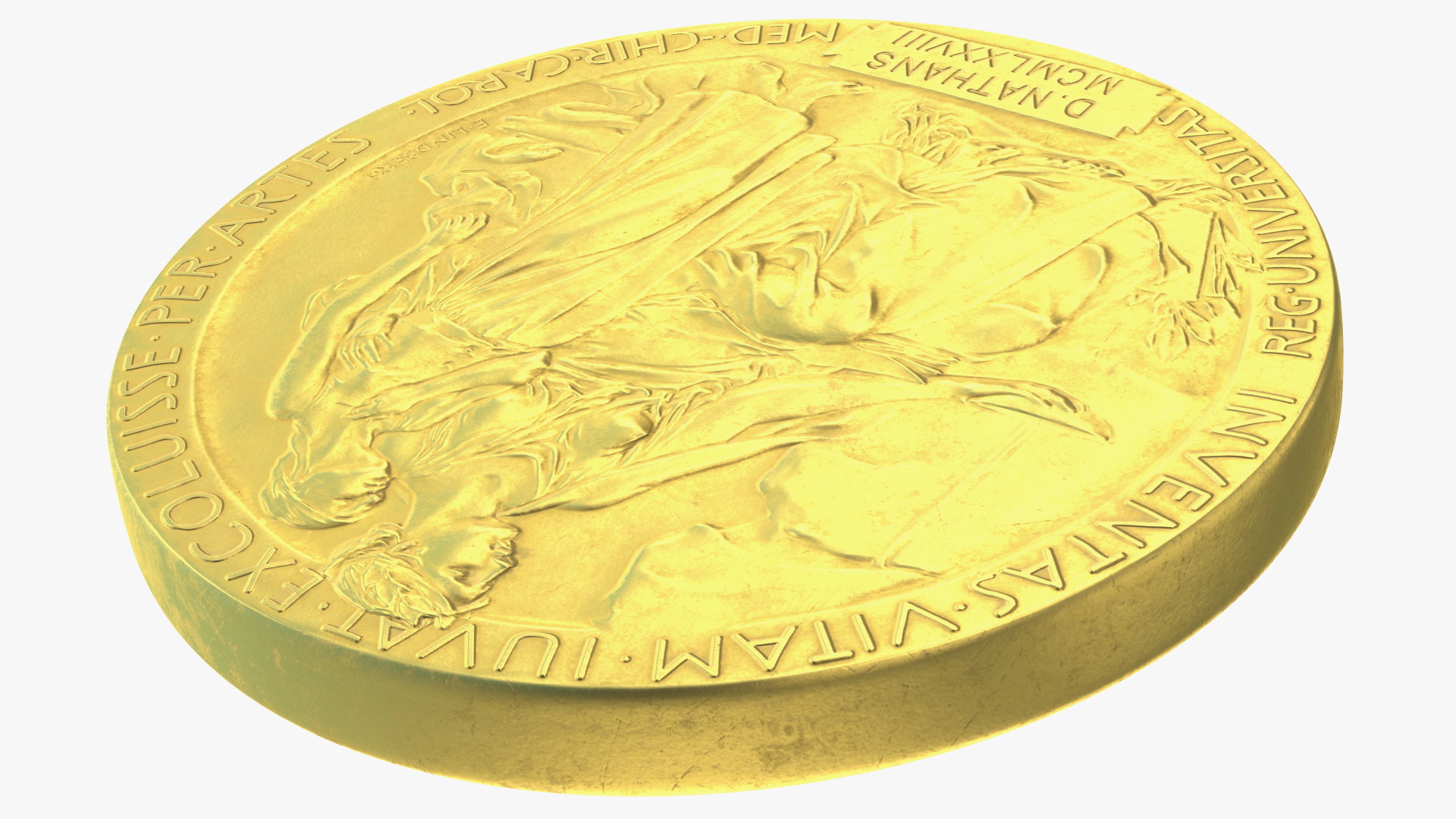 Nobel Medal in Physiology or Medicine 3D