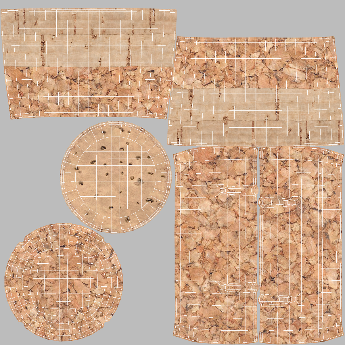 Wine Cork Upright with Wire Muzzle 3D model