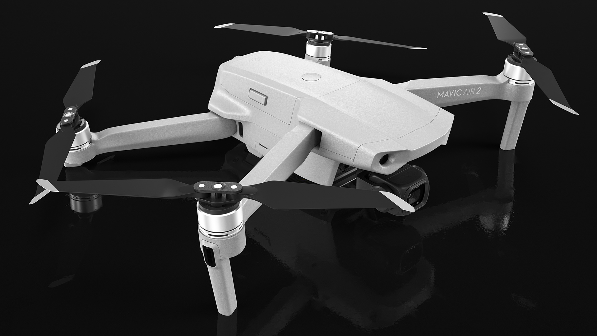 3D DJI Mavic Air2 Drone with DJI Smart Controller