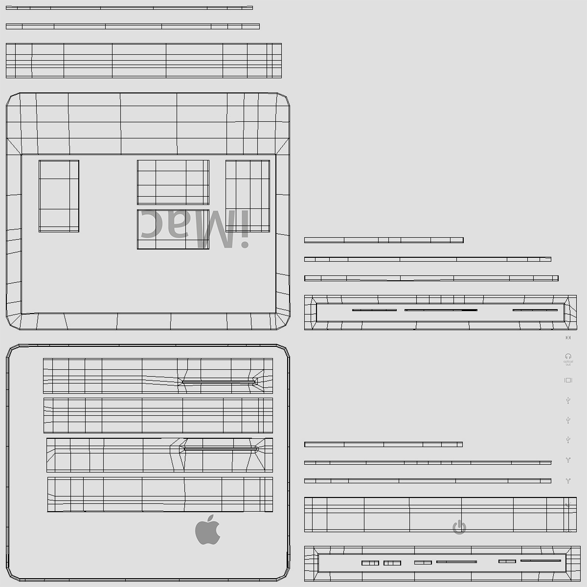Apple iMac G5 Computer 3D