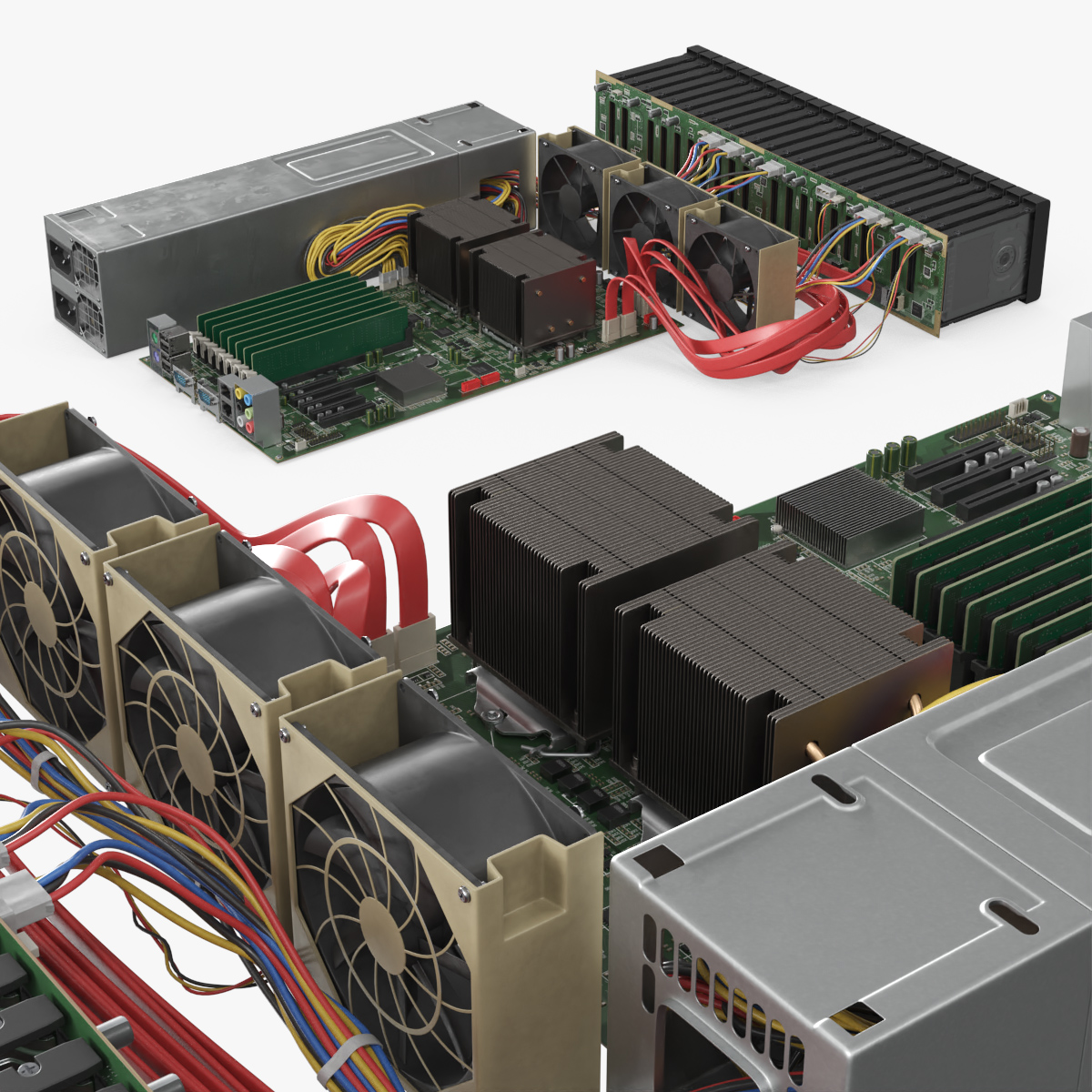 Enterprise Server Components 3D model preview