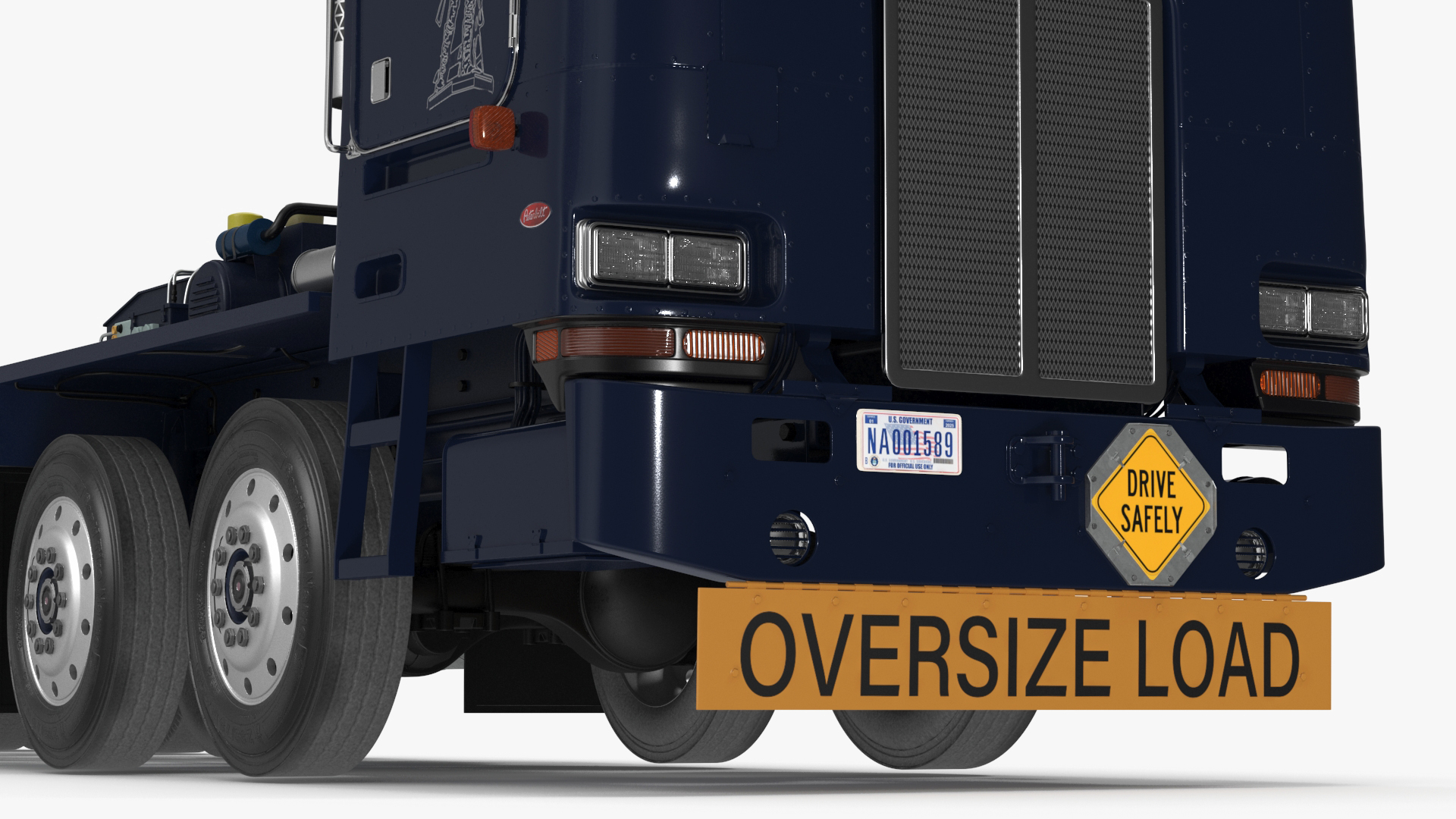 3D Peterbild 362 Cab Over for Transporter Erector Loader model