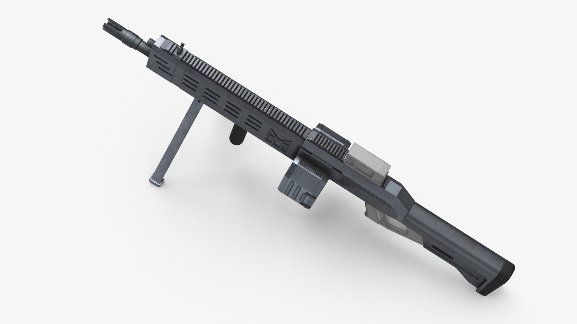 Futuristic Machine Gun 3D