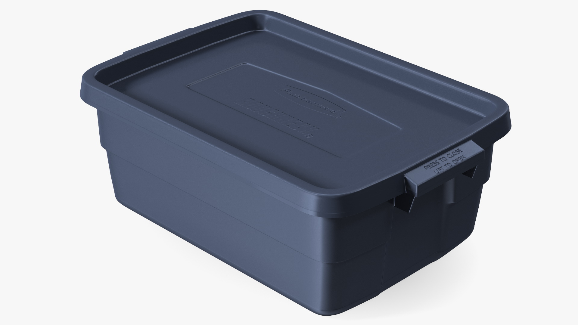 Rubbermaid Roughneck Stackable Storage Bin 10 Gallon 3D
