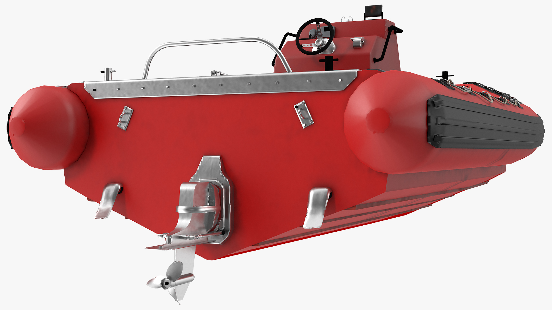 Inflatable Rescue Boat 3D