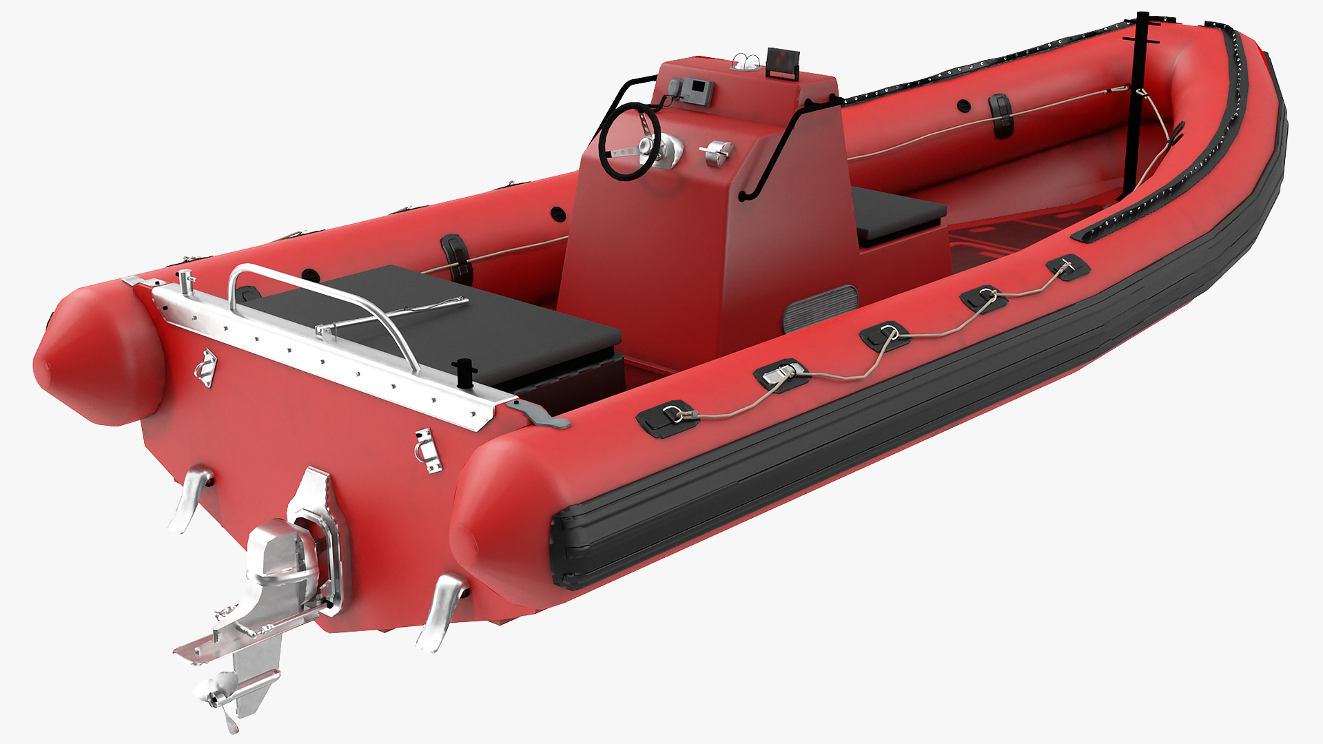 Inflatable Rescue Boat 3D