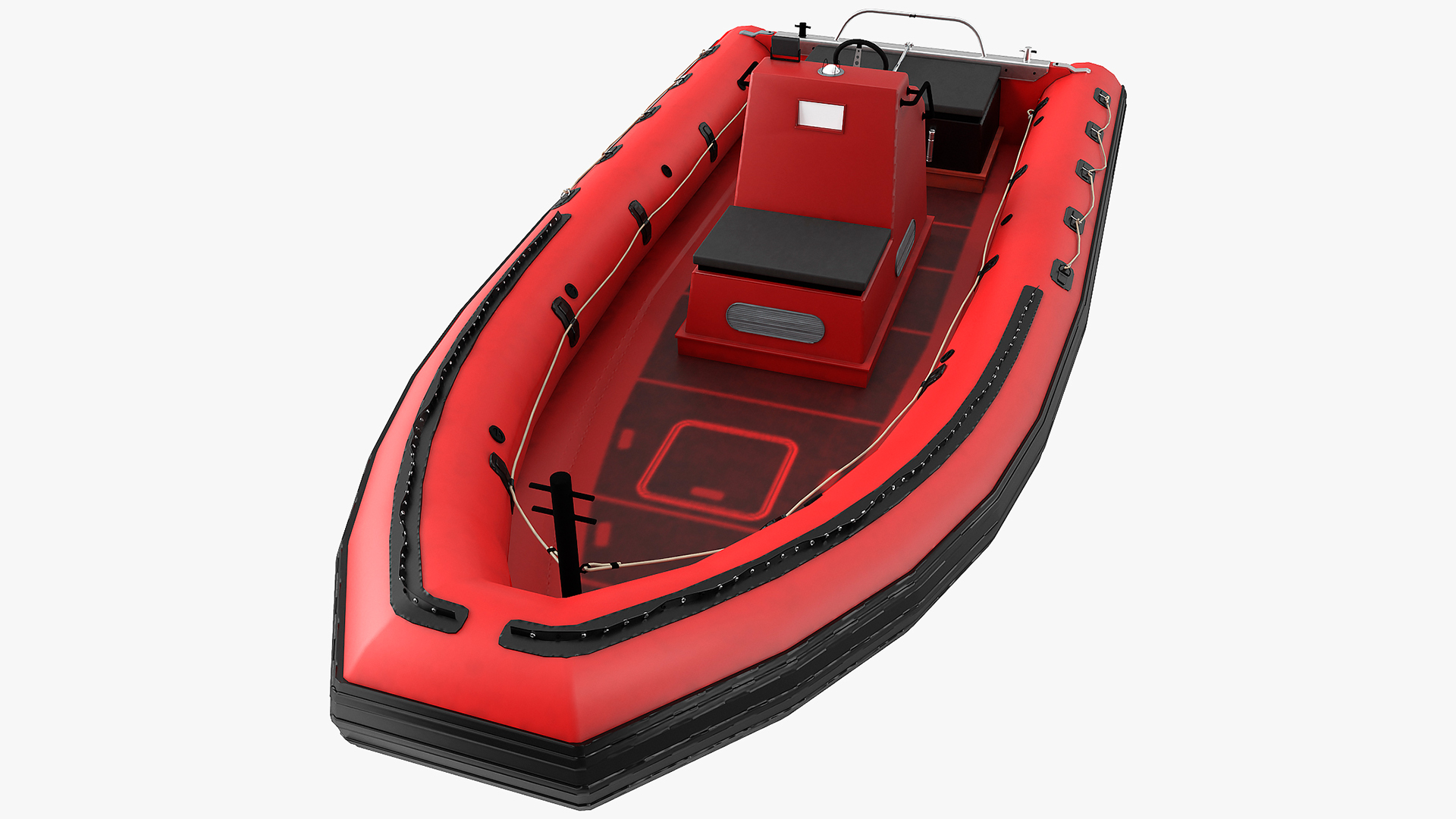 Inflatable Rescue Boat 3D