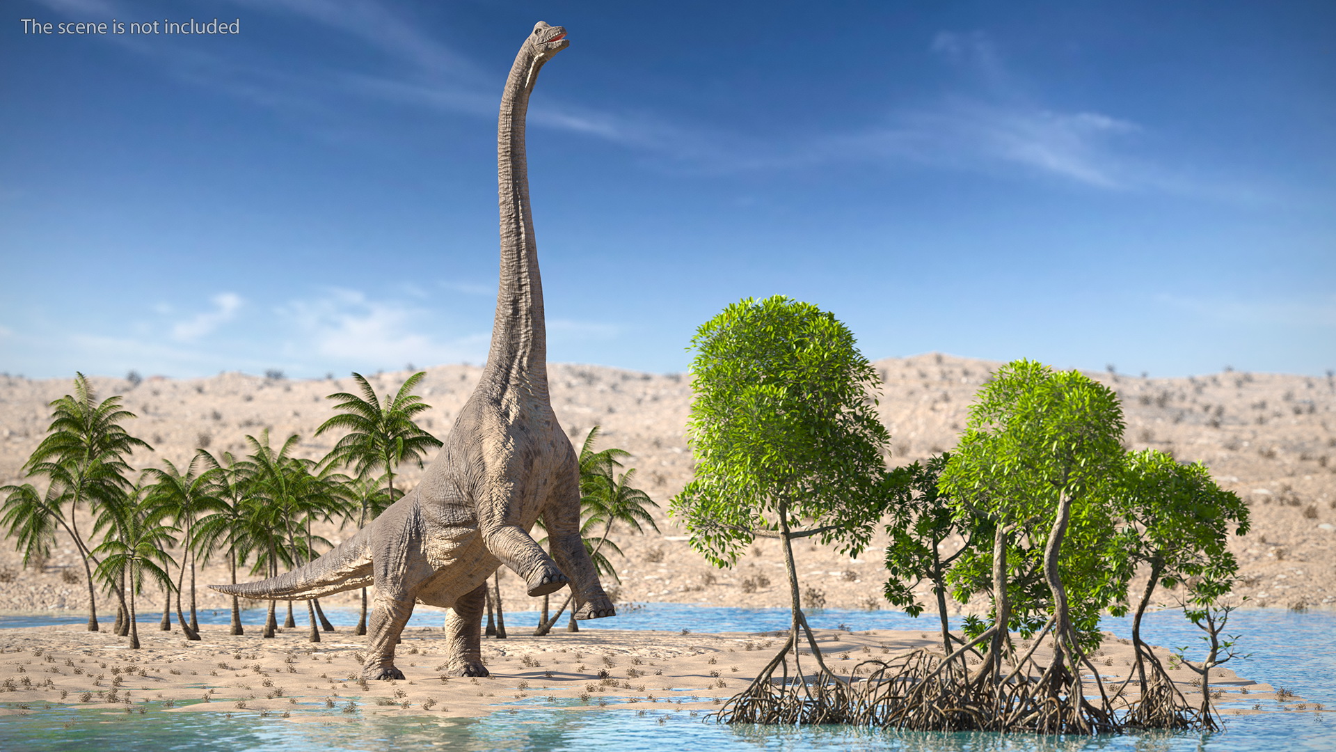 Brachiosaurus Altithorax 3D model