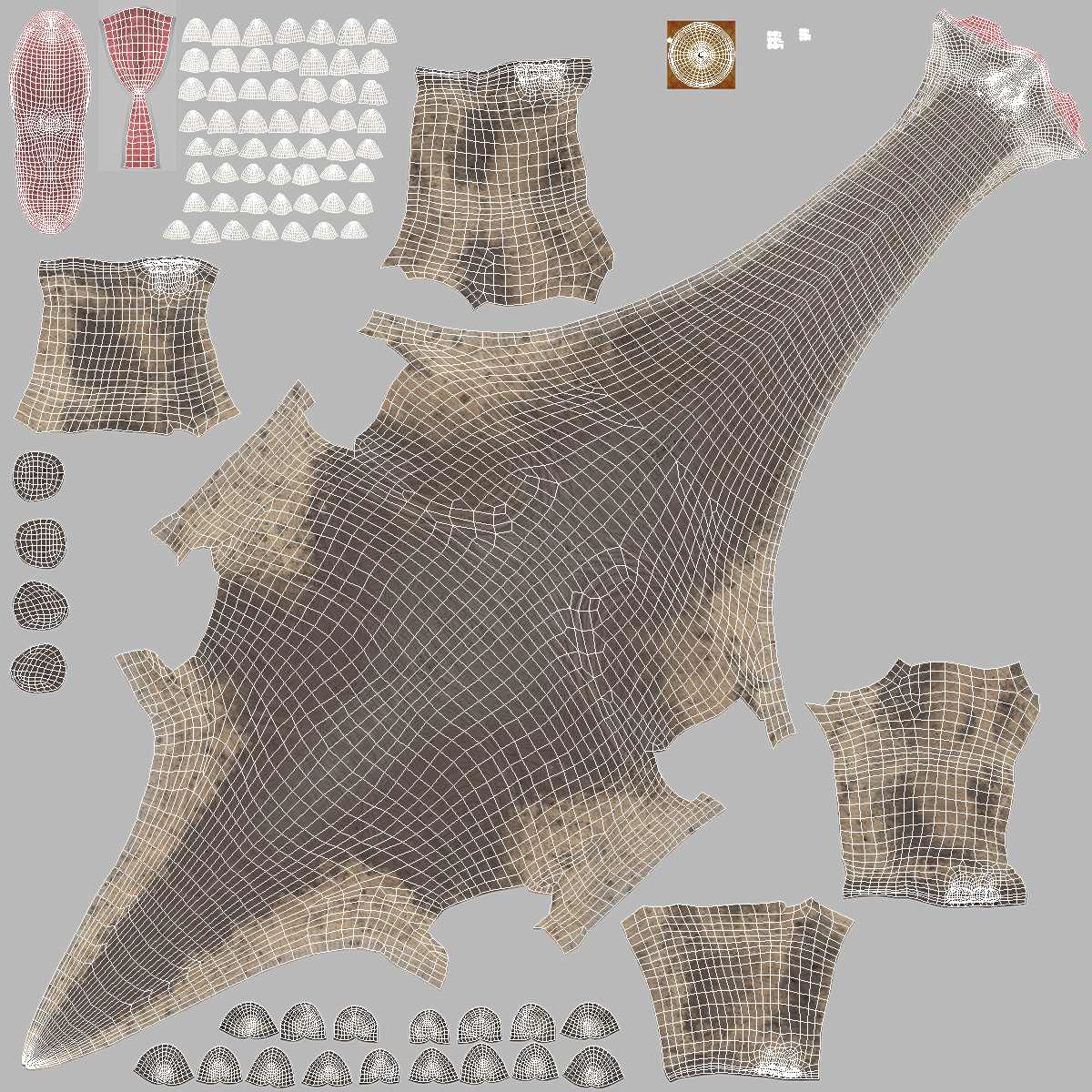 Brachiosaurus Altithorax 3D model