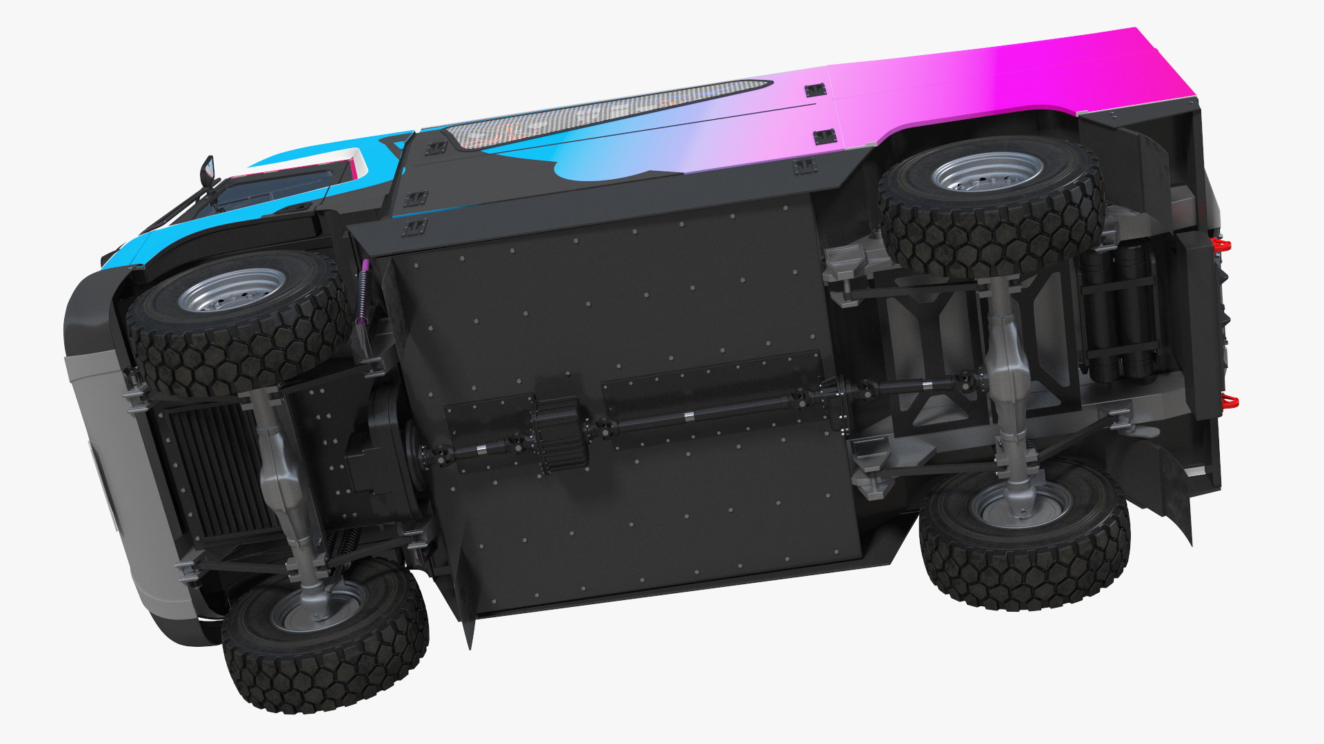 Hydrogen Powered Racing Truck 3D model
