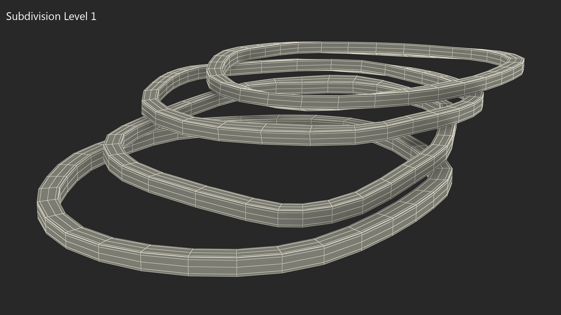 Multi Color Rubber Elastic Bands 3D