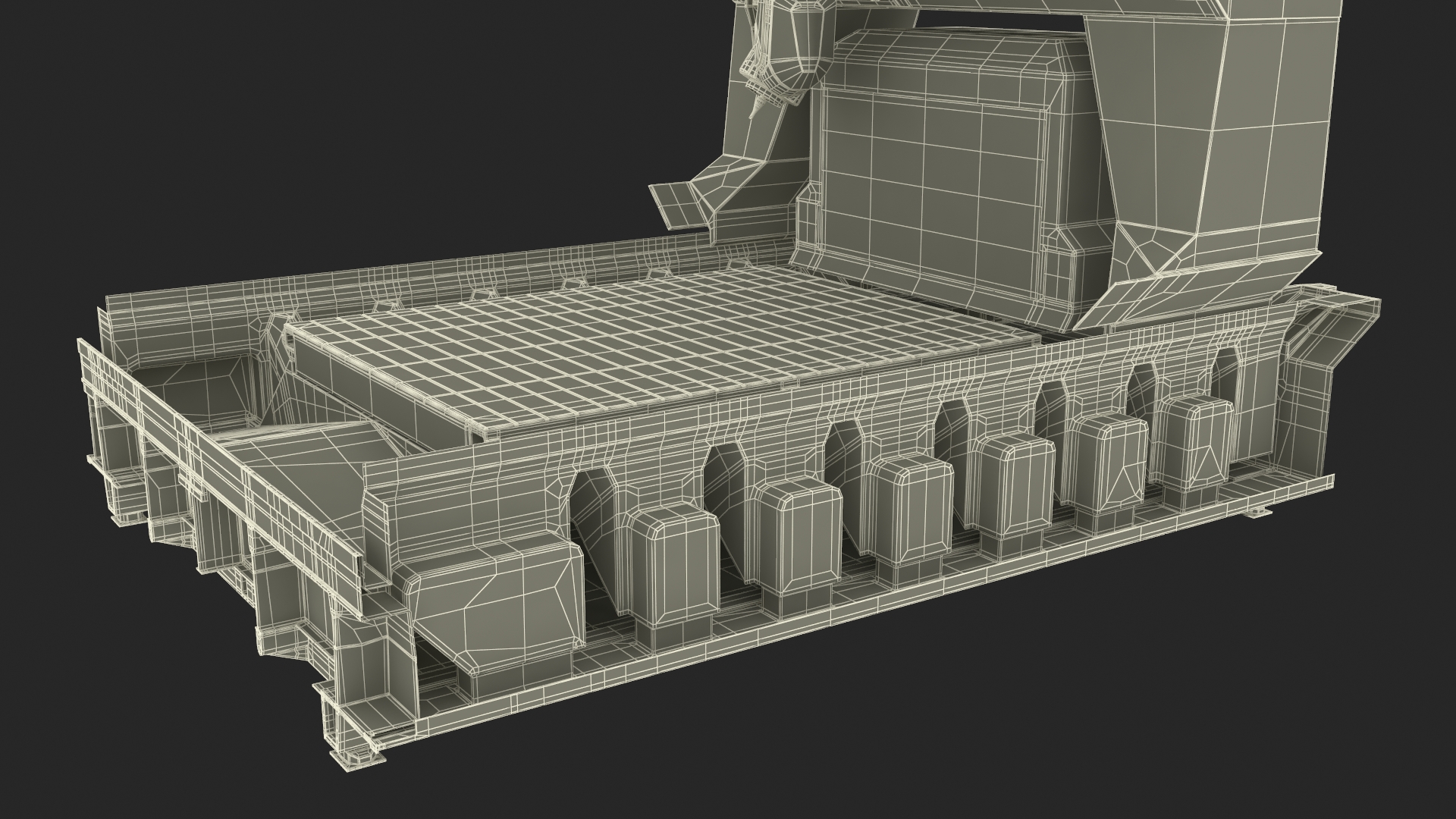 3D Internal Tooling for DMU 200 CNC Milling Machine model