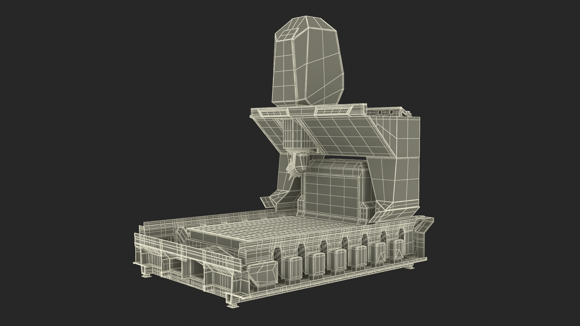 3D Internal Tooling for DMU 200 CNC Milling Machine model