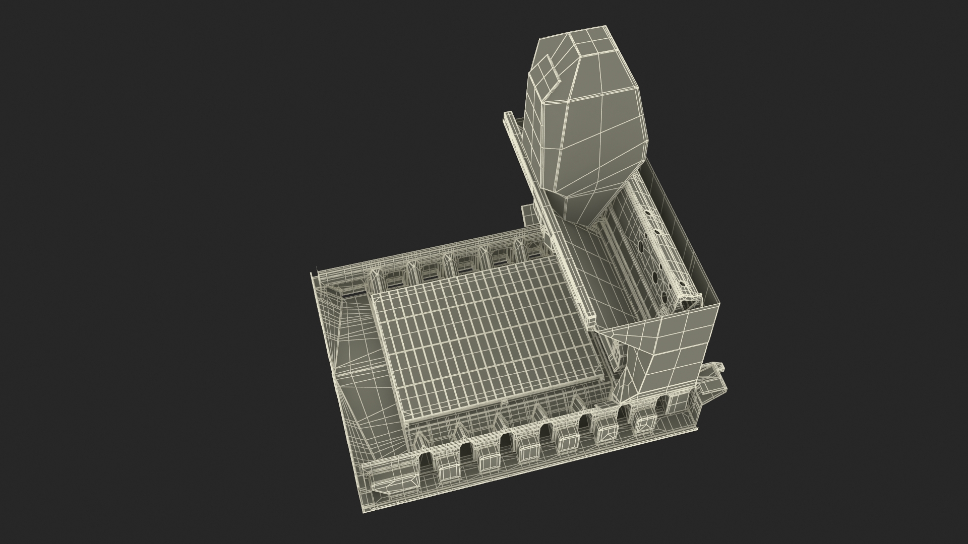 3D Internal Tooling for DMU 200 CNC Milling Machine model