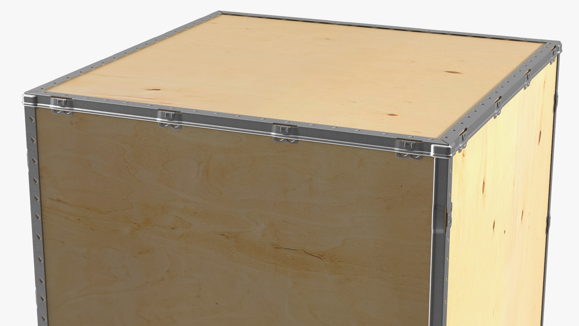 3D model Wooden Crate for Export Shipment 40x40 Inches