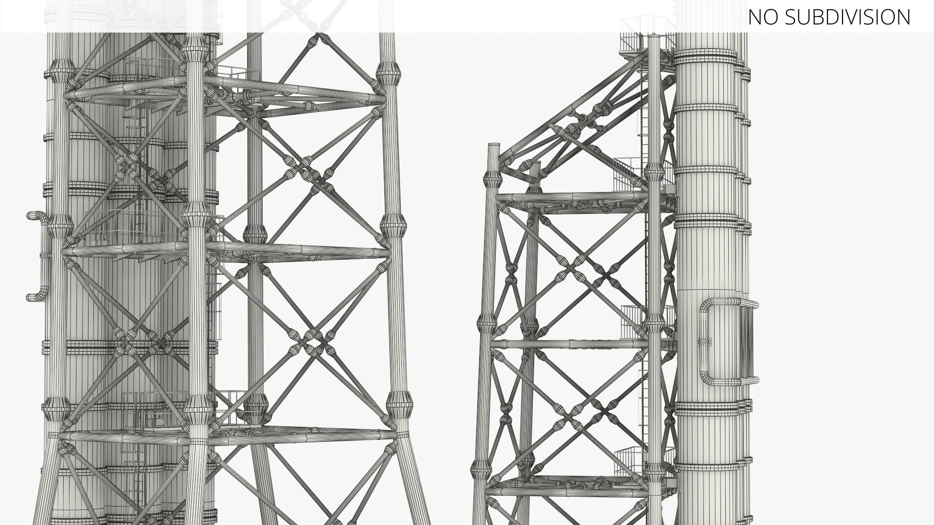 Industrial Flare Stack Tower - view 5