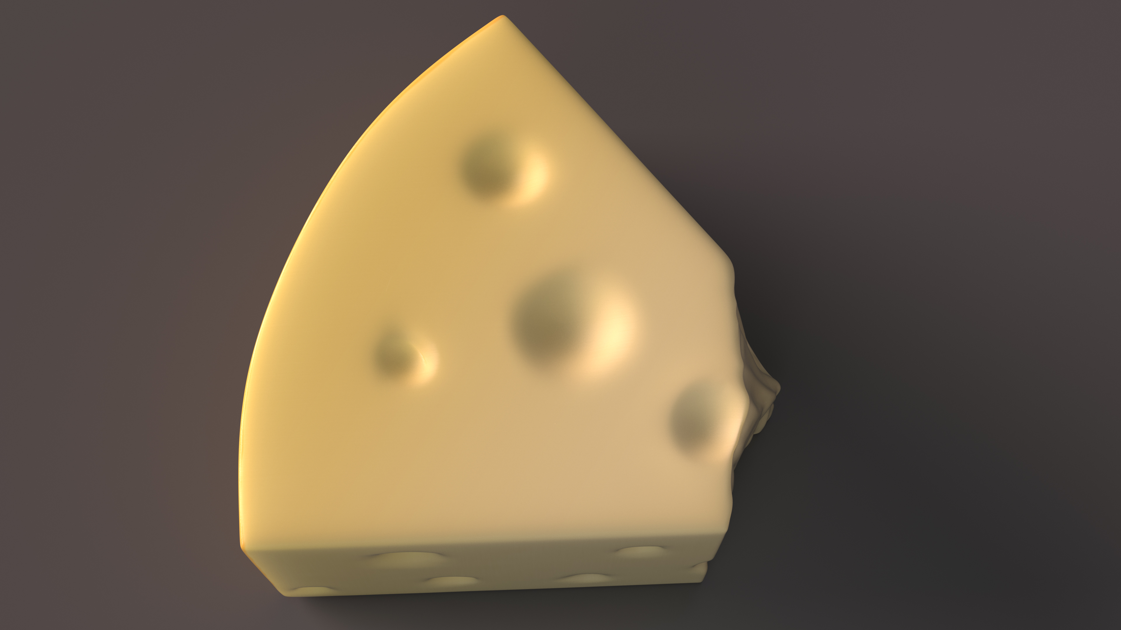 3D Grated Cheese model