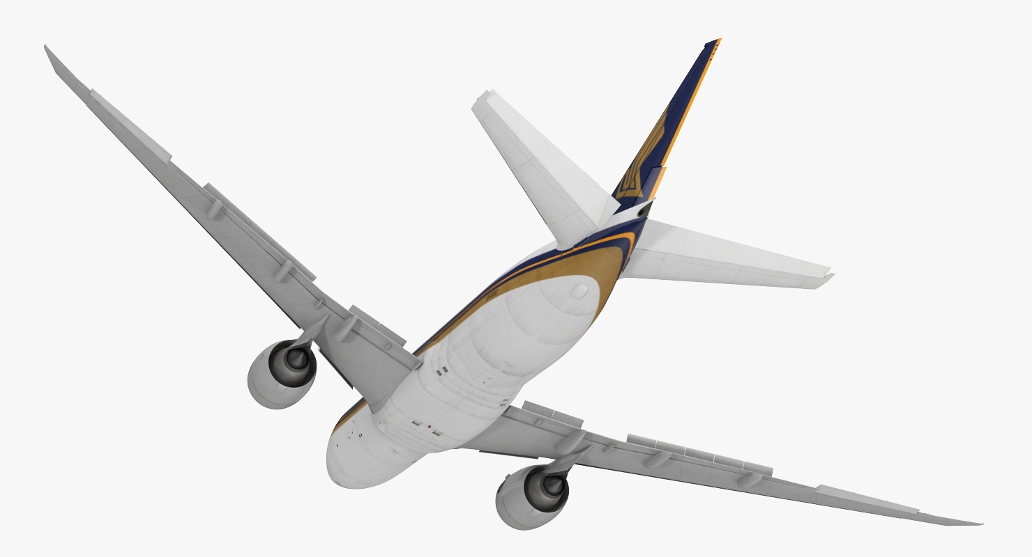 Boeing 777 Freighter Singapore Airlines 3D model