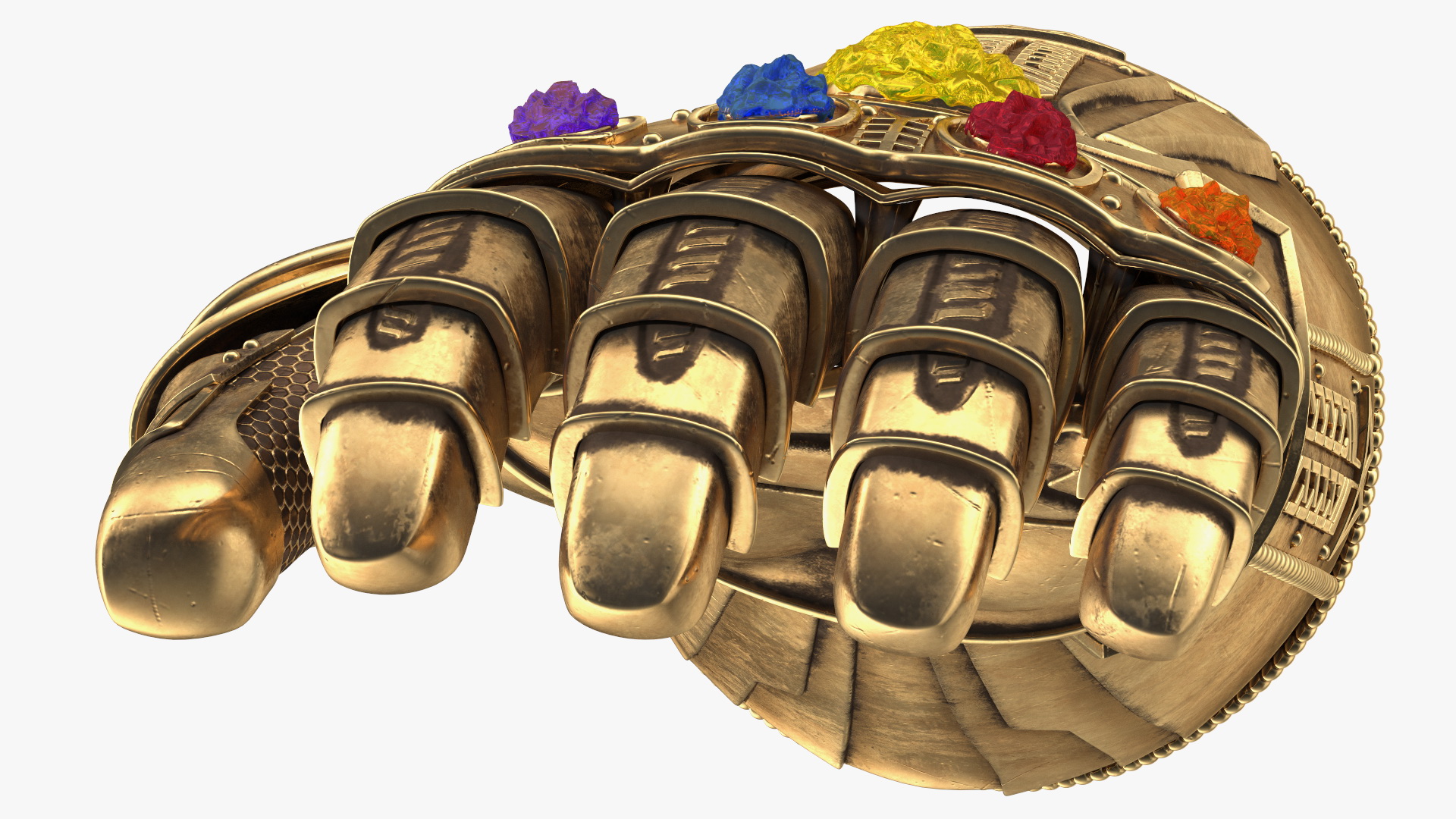 Infinity Gauntlet Rigged 3D model