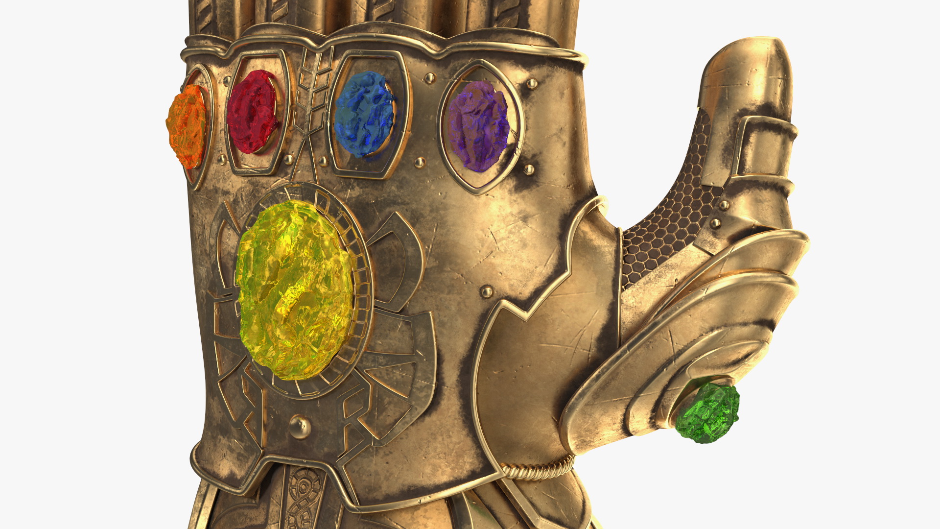 Infinity Gauntlet Rigged 3D model