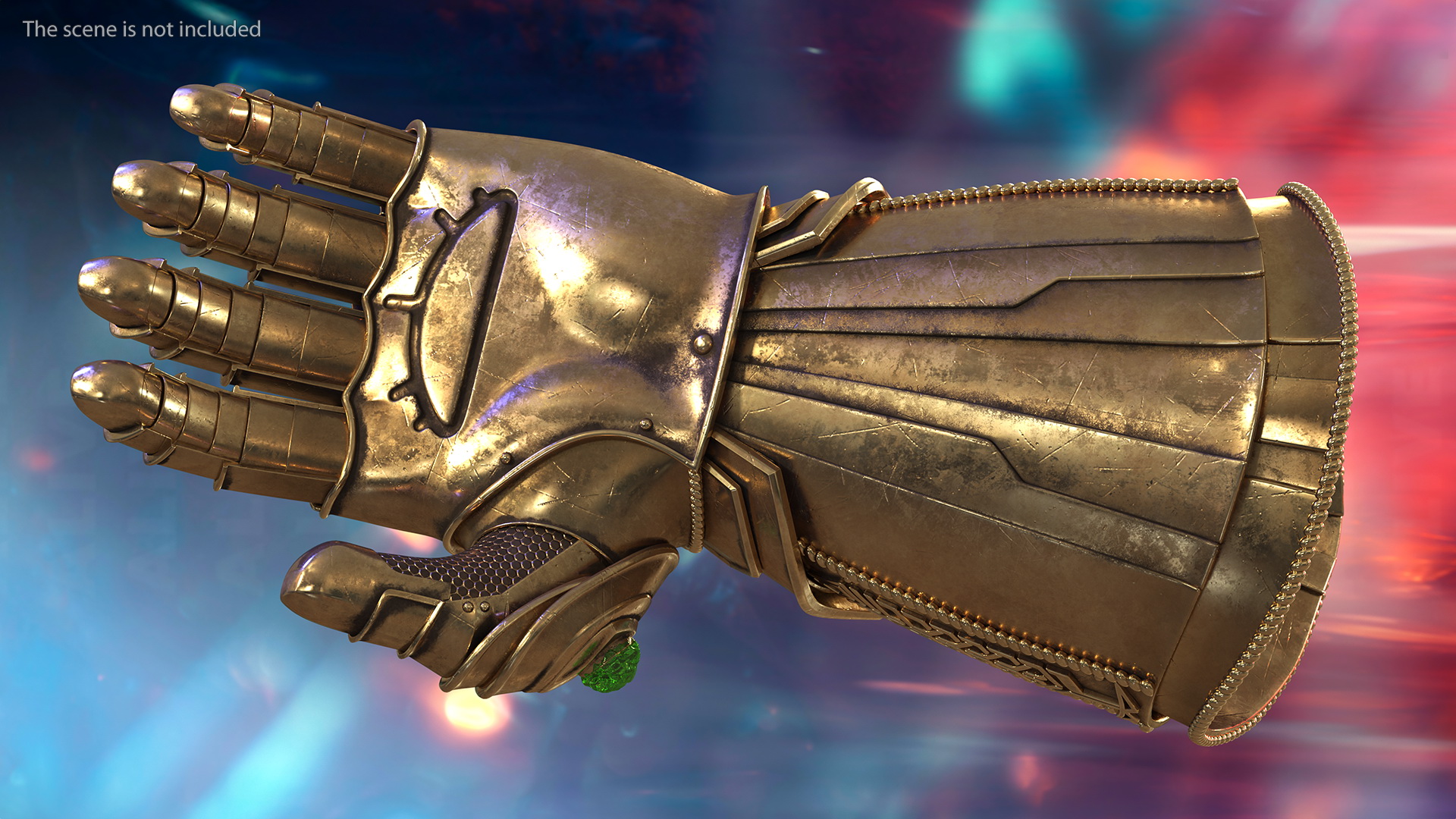 Infinity Gauntlet Rigged 3D model
