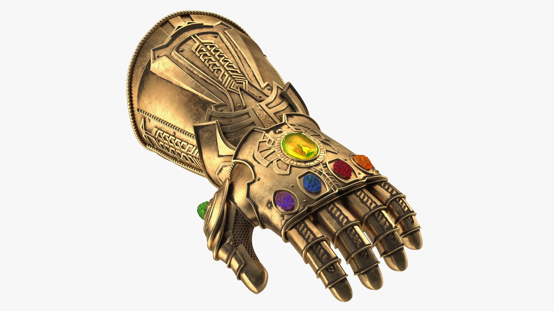 Infinity Gauntlet Rigged 3D model