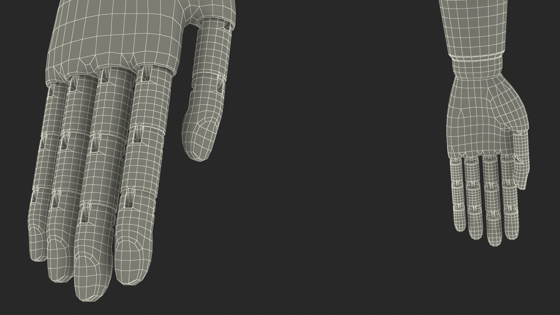 Male Flexible Half Body Mannequin Torso 3D model