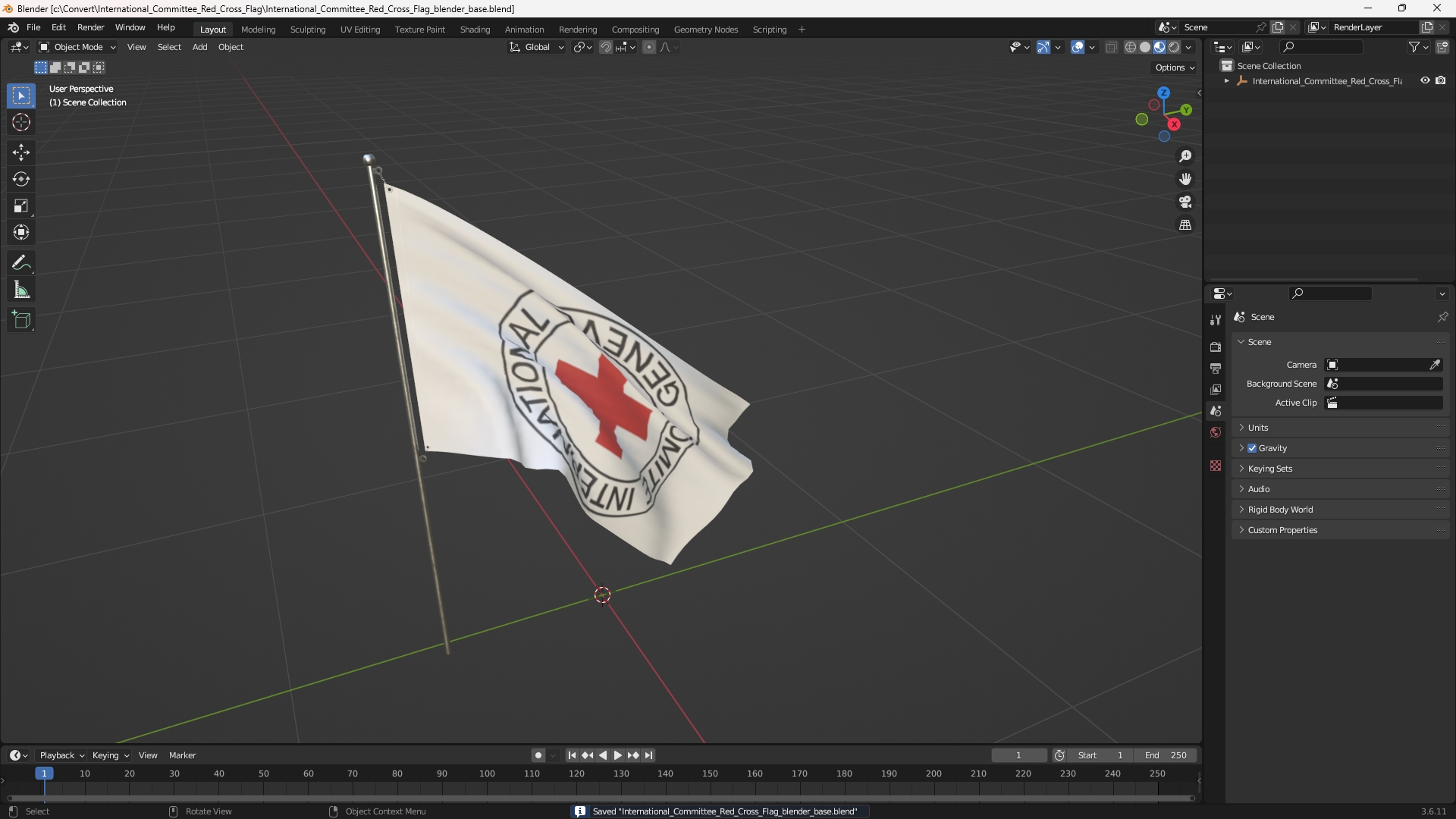 International Committee Red Cross Flag - view 10