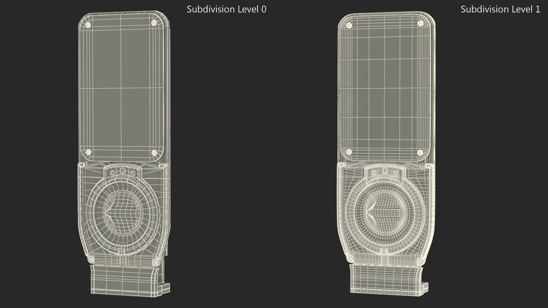 3D model NYC Crosswalk Button