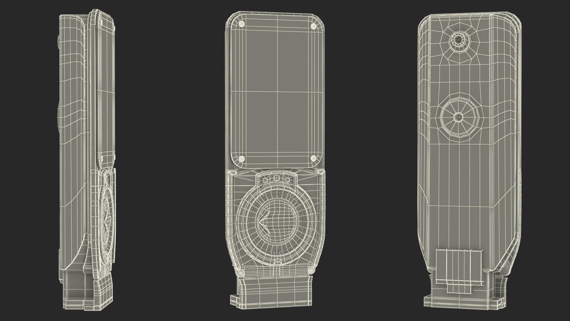 3D model NYC Crosswalk Button