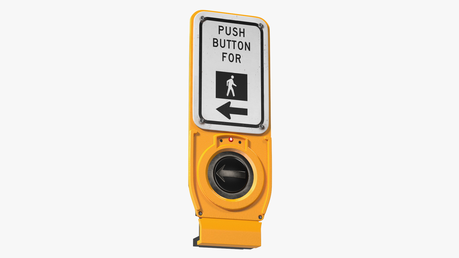 3D model NYC Crosswalk Button