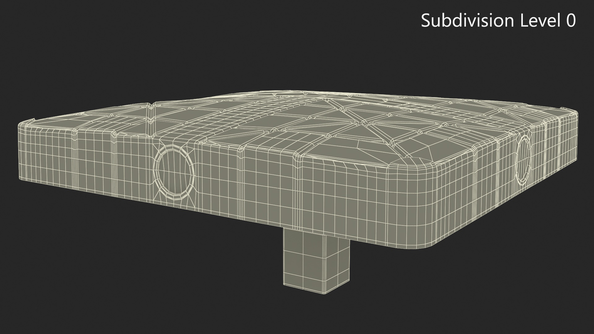 3D model Baseball Base 15inch