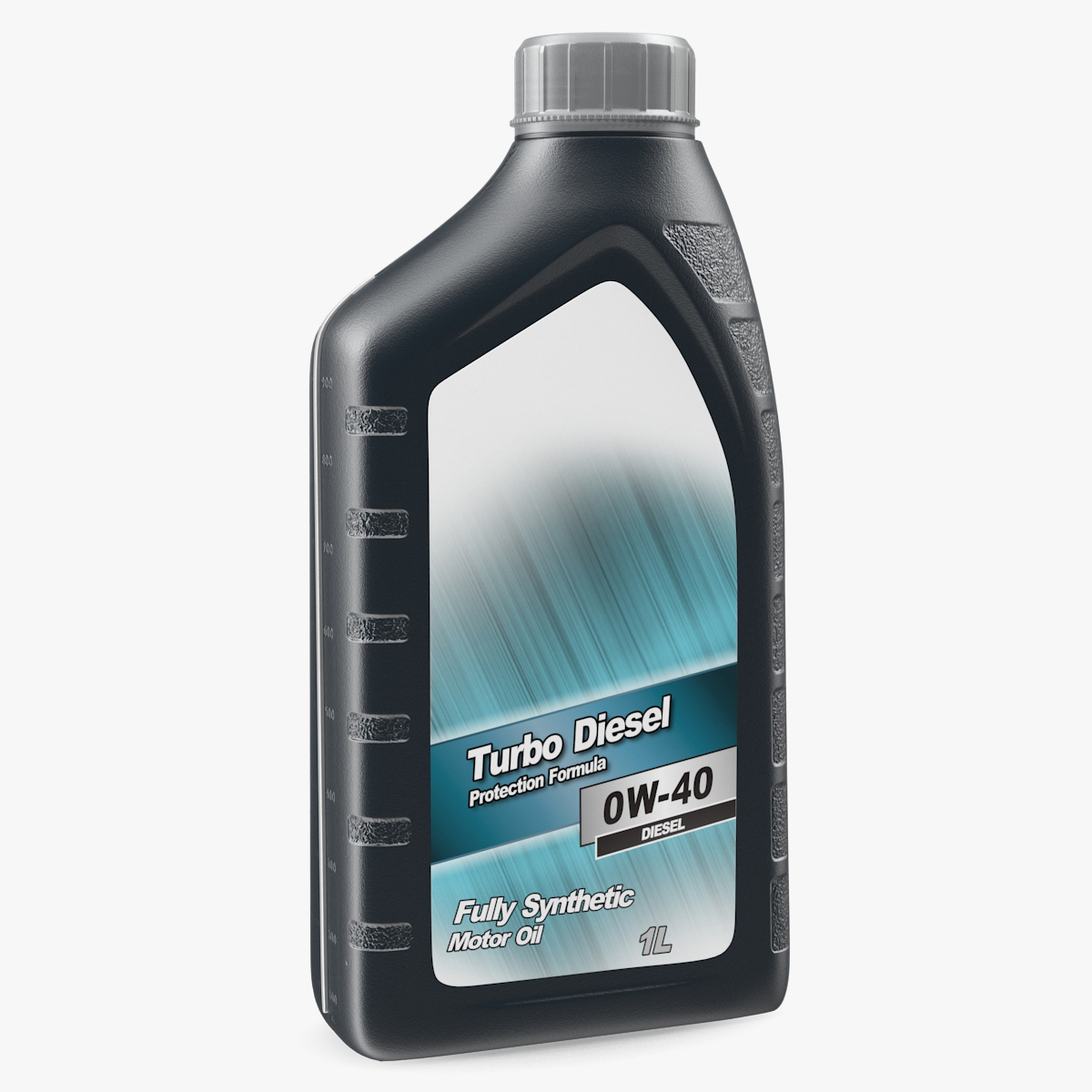 Bottle Car Oil 1L 3D Model, view 7