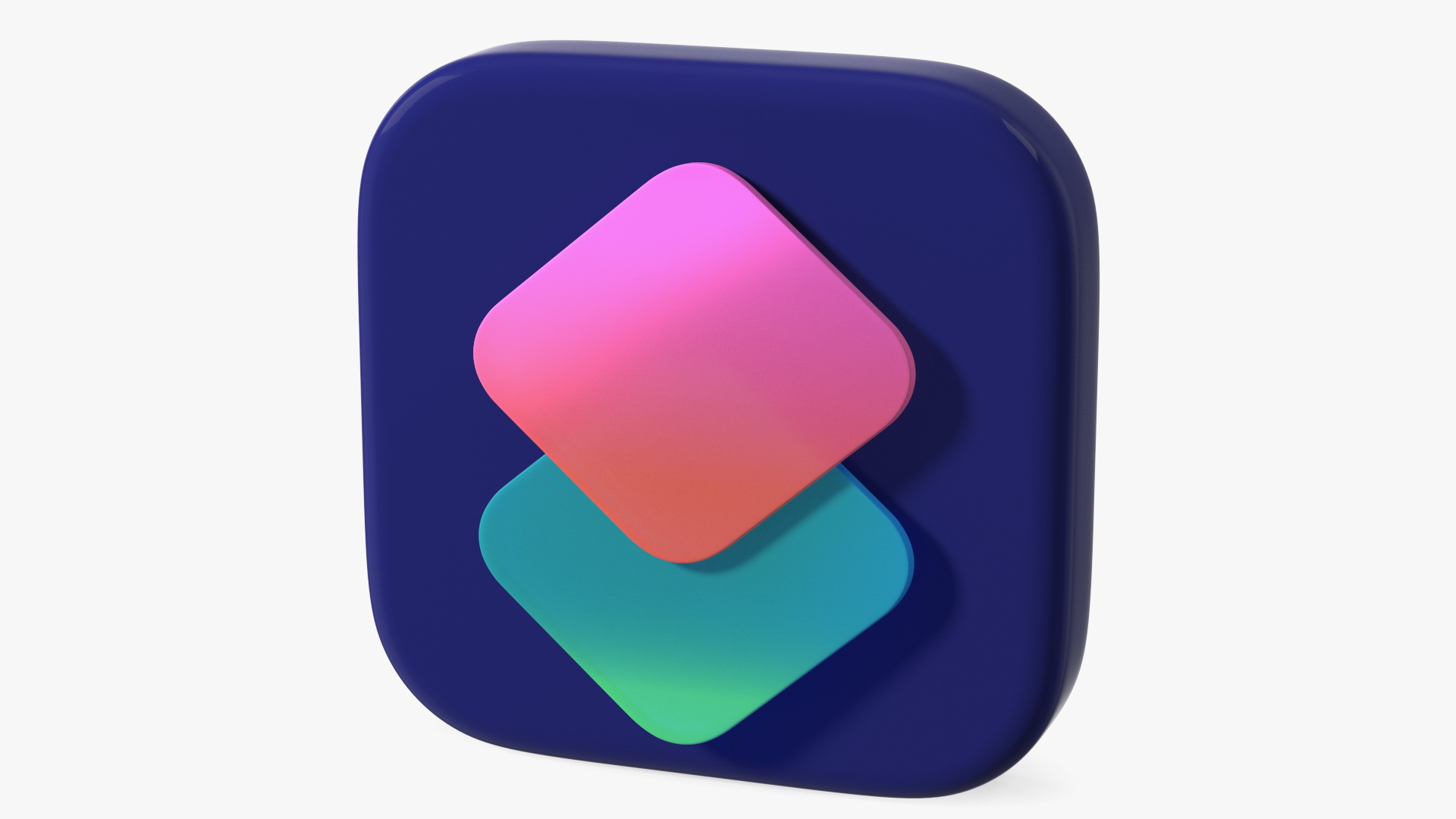 3D model iPhone iOS Shortcuts Icon