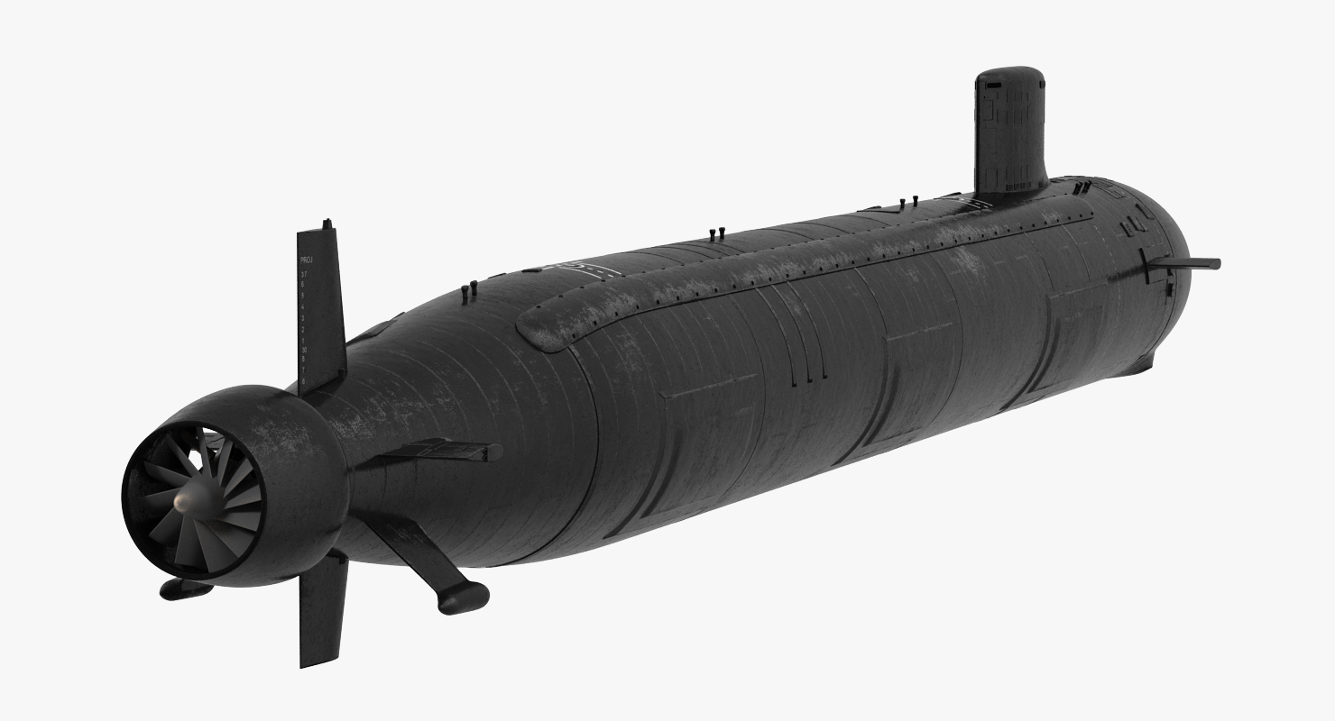 Virginia class Submarine SSN 774 3D