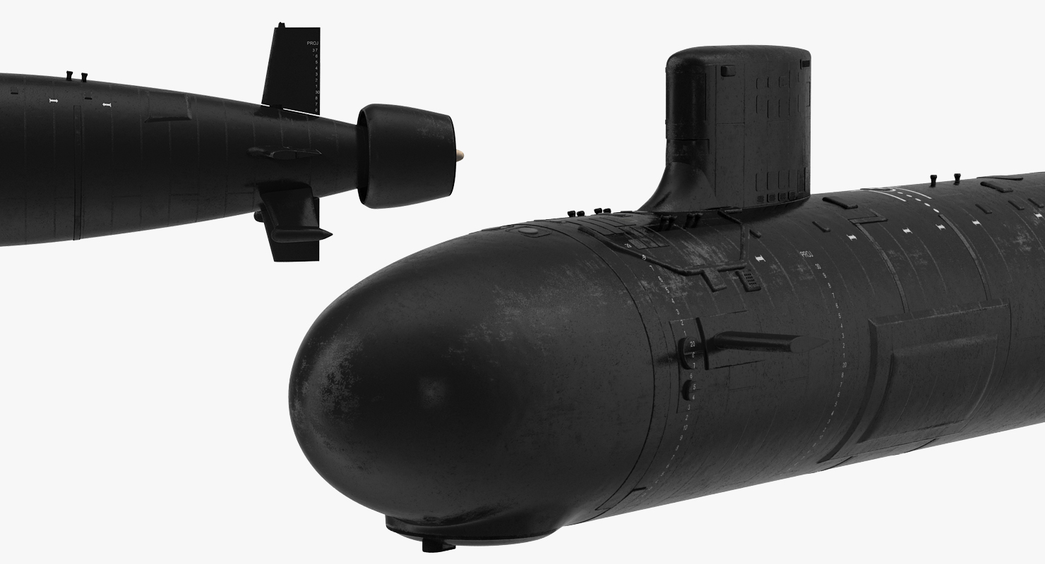 Virginia class Submarine SSN 774 3D