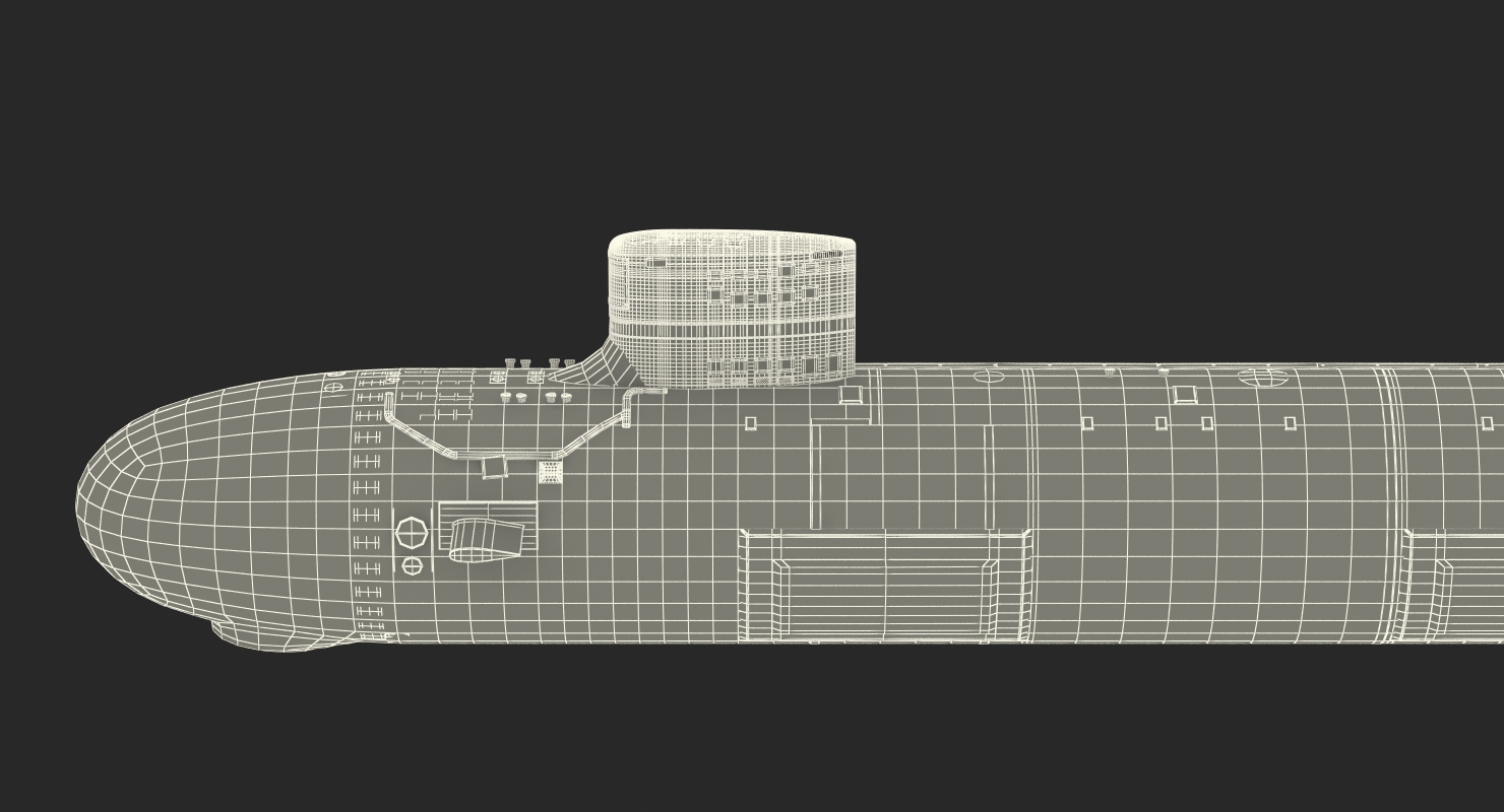 Virginia class Submarine SSN 774 3D