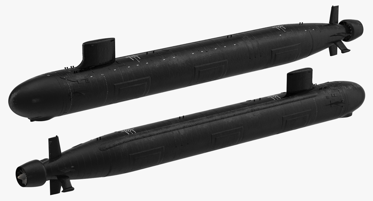 Virginia class Submarine SSN 774 3D