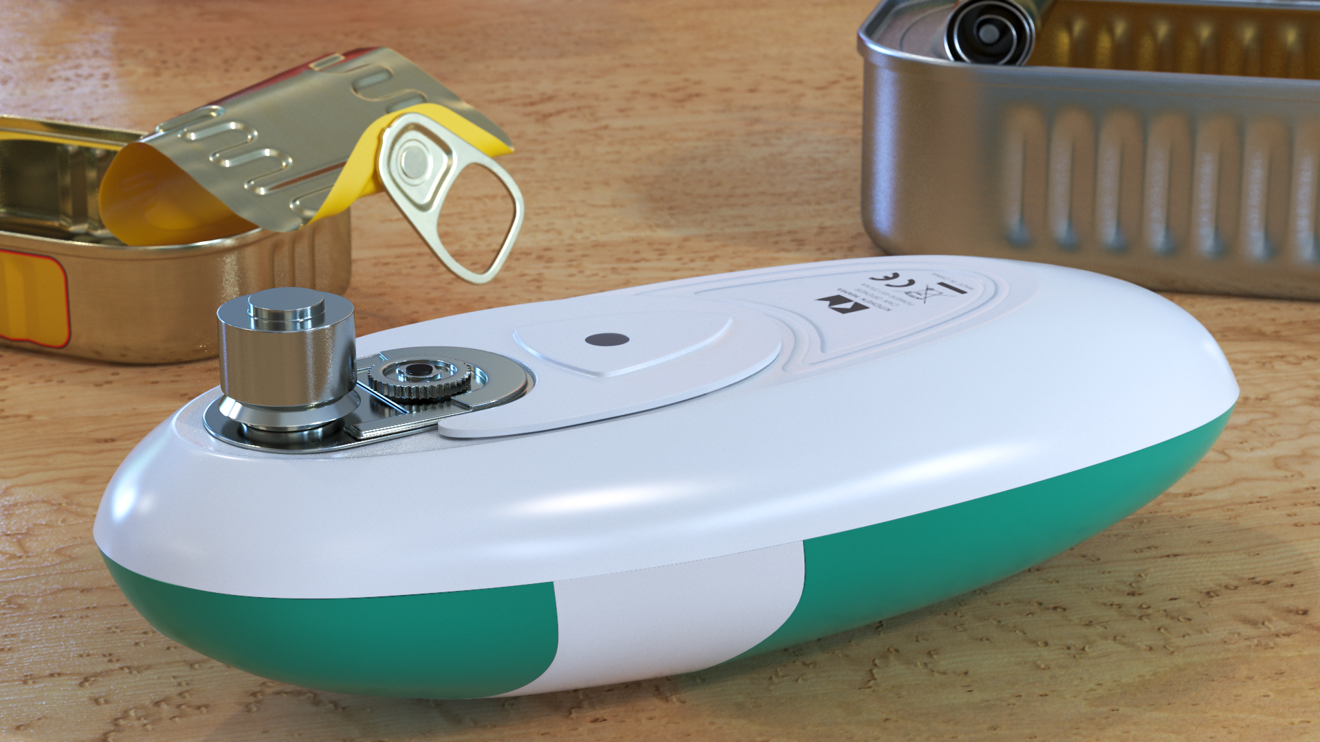 Automatic Tin Opener Kitchen Mama Green, view 3